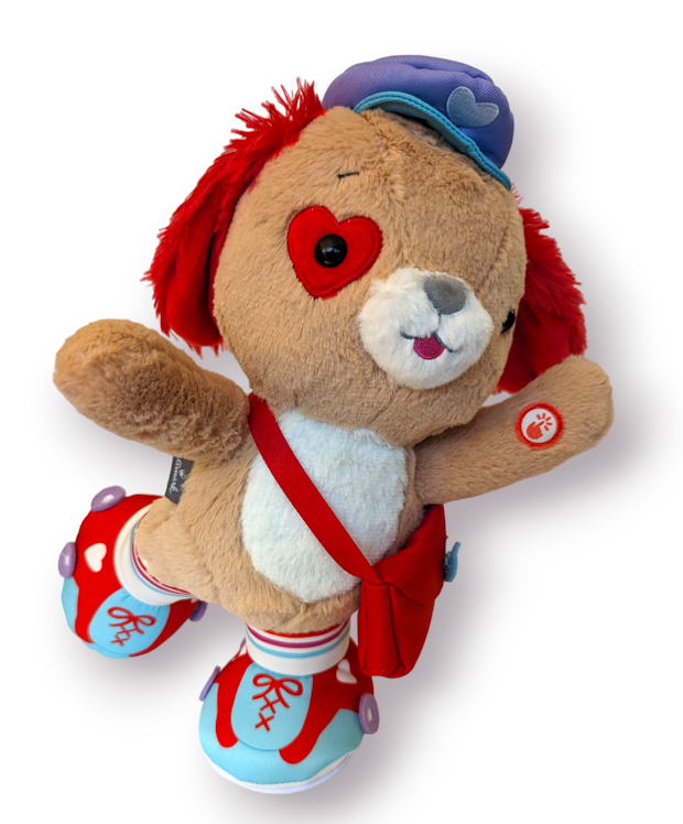 Hallmark Valentine Special Delivery Roller Skating Pup Singi