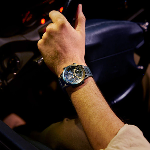 Pre-owned Casio Edifice Ecb-2000ynp-1ajf Edifice Nighttime Drive Series Japan Import