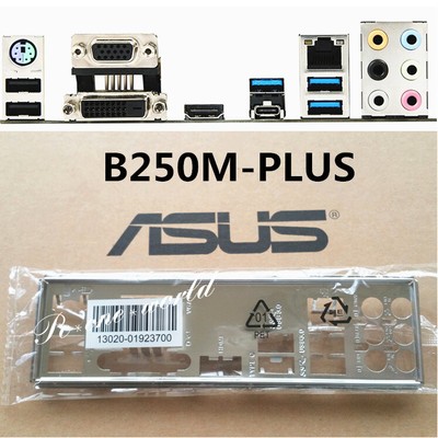 I/O Shield Backplate For ASUS B250M-PLUS & PRIME B250M-PLUS Motherboard IO