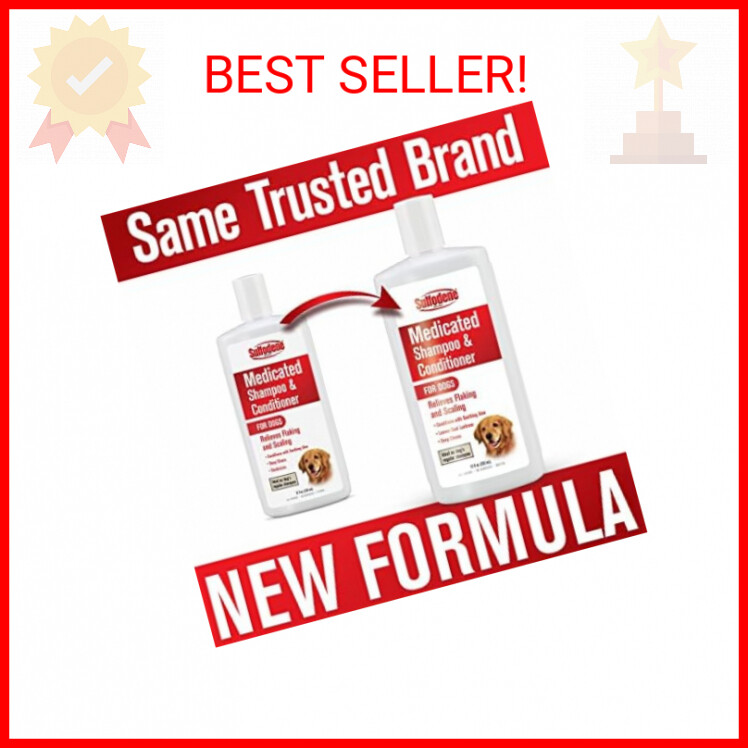 Sulfodene Medicated Shampoo & Conditioner for Dogs 12oz,White