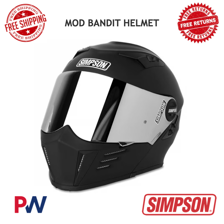 SIMPSON ダークサム　MOD BANDIT シンプソン Simpson Helmet Darksome Mod Bandit (Gunmetal) | eBay
