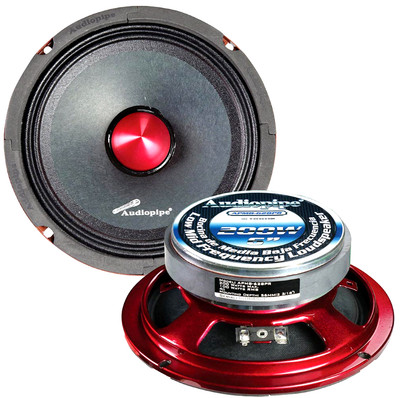 APMB-628PR Audiopipe Speaker 6'' Low Frequency 100W RMS 200W Max for Car Audio