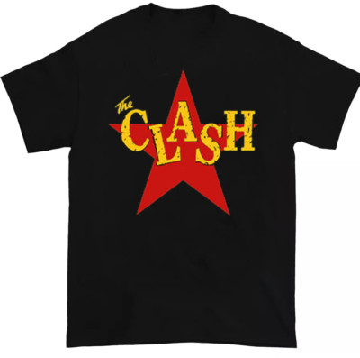 The Clash Star Logo Gift For Fan Black All Size SOFT STYLE SHIRT A45