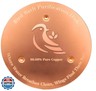 Ulycon Bird Bath Copper Disk, Premium 0.6mm Sturdy 99.99% Pure Copper Disk for Bird Baths,Triple-Point Support Ensures Clean Water Year-Round, Compatible with All Outdoor Birdbath Bowls