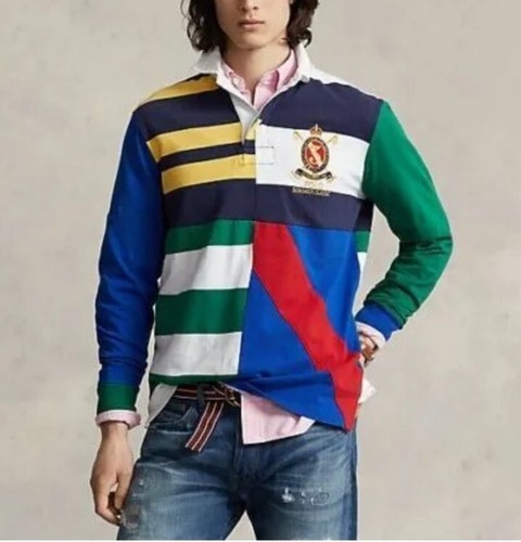 Polo Ralph Lauren Men Classic Preppy Striped Color-Block