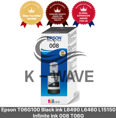 Epson T06G100 Black ink L6490 L6460 L15150 Infinite ink 008 T06G