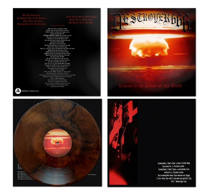 DestrÃYer666 - Violence Is The Prince Of This World, Lp Desaster Absu Nifelheim