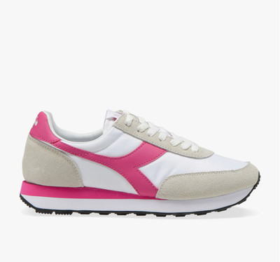 Womens Diadora Heritage Koala Casual Walking Sneakers Shoes - White/Azalea