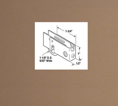 PAIR Prime-Line D 1758 Sliding Door Roller Assmbly 1-1/8-Inch Ball Bearings NEW