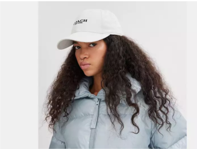 NWT Coach Embroidered Baseball Hat CAA64 M/L | eBay