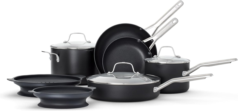 ® Hard-Anodized Nonstick 10-Piece Cookware Set