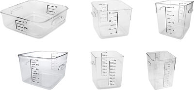 Rubbermaid Commercial Space-Saving Square Food Container