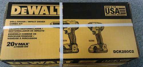 DEWALT DCK280C2 DRILL /IMPACT DRIVER COMBO