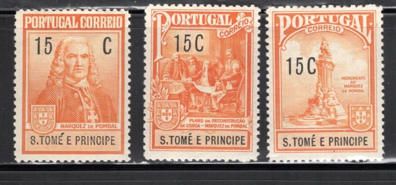St. Thomas Stamp Scott #RA1-RA3, Postal Tax Stamps, OG, MLH, SCV$2.25