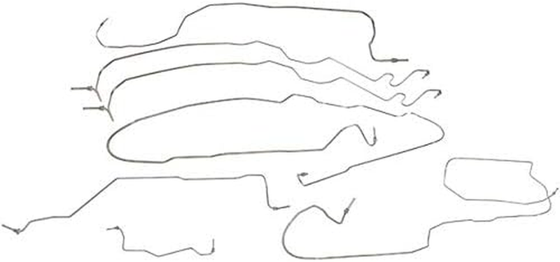 Brake Hydraulic Line Kit 7 Piece for 1999-2002 Chevy Silverado 1500 4WD Standard