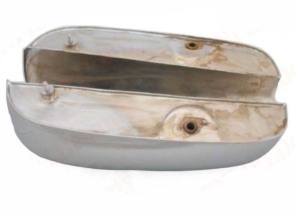 1964 BSA A65 25PH Spitfire Hornet Aluminum Polished Gas Fuel Tank With Cap  