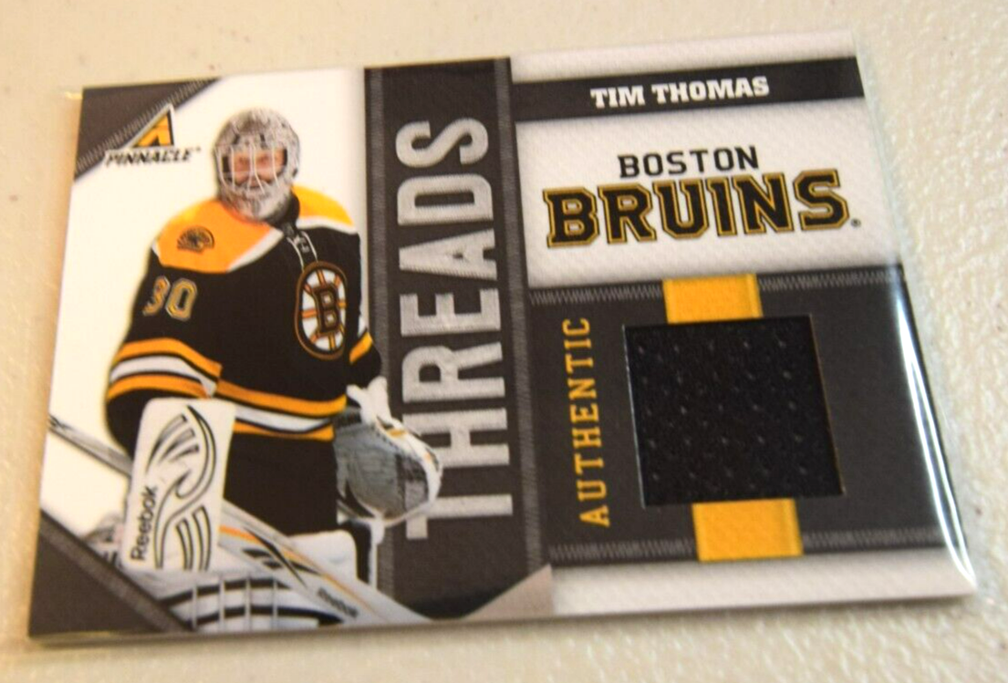 2010-11 Panini Pinnacle Authentic Threads Tim Thomas /499