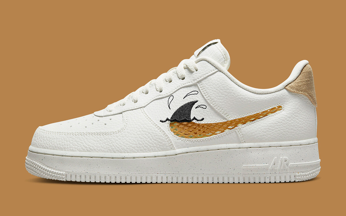 Мужские кроссовки Nike Air Force 1 07 LV8 Sun Club из белого золота DM0117-100, размер