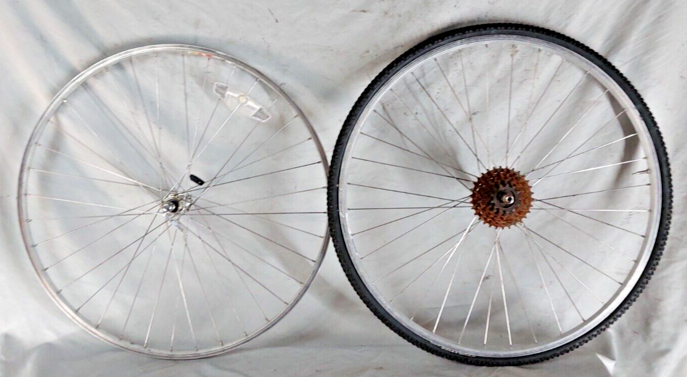 Araya VX400 700c Hybrid Road Bike Wheel Set 7SPD Freewheel