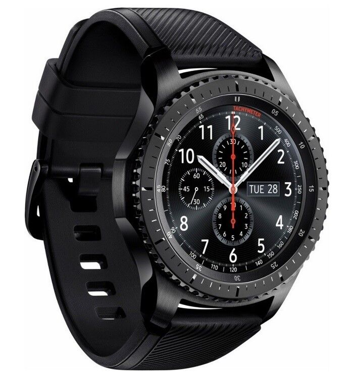 samsung Galaxy Gear S3 Frontier SM-R765V Verizon Smart Watch 46mm Black fr parts | eBay