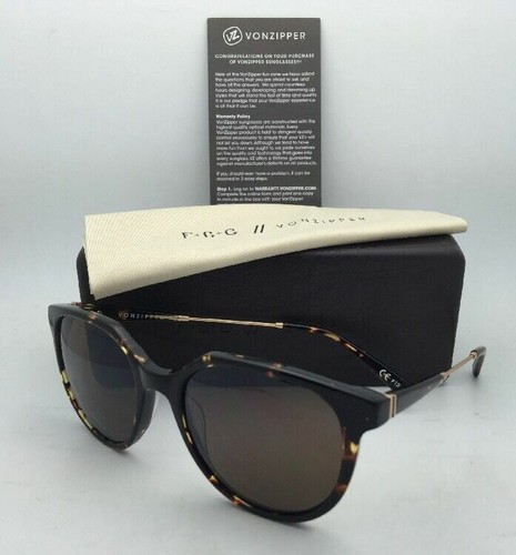 F.C.G. VONZIPPER Sunglasses VZ HYDE Gloss Tortoise & Gold Frame w