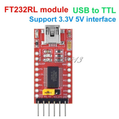 FT232 FT232RL FTDI USB 3.3V 5.5V to TTL Serial Adapter Module Type-C / Mini USB
