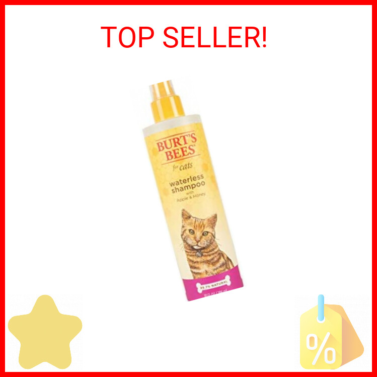 Burt's Bees for Cats Natural Waterless Shampoo with Apple and Honey