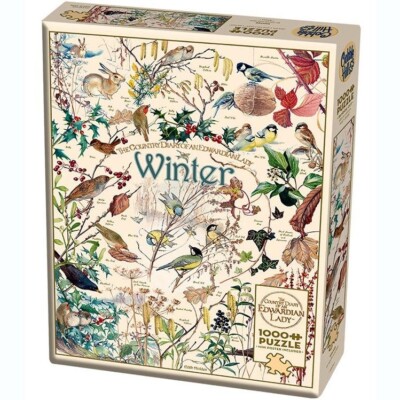 Cobble Hill 1000 Piece Jigsaw Puzzle - Country Diary Winter