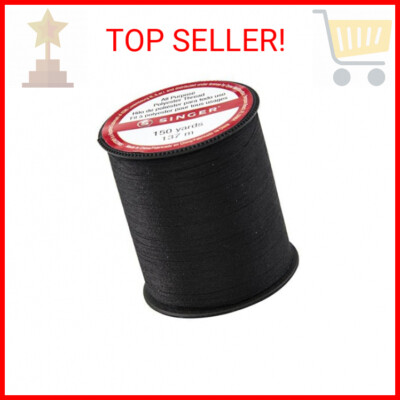 Singer 60110All Purpose Polyester Thread, 150 Yards, Black