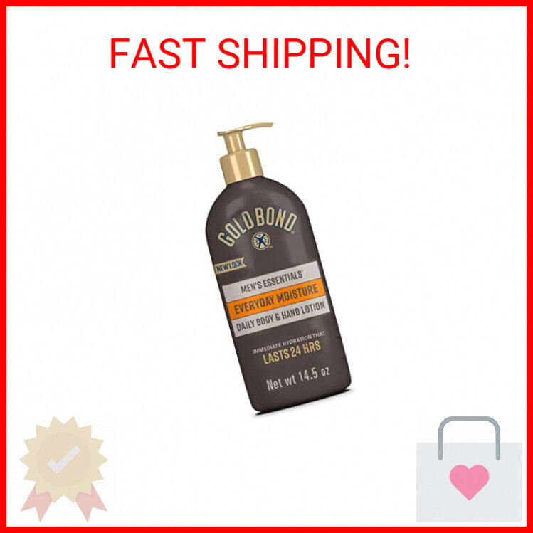 Gold Bond Ultimate Men's Essentials Hydrating Lotion, 14.5 oz., Everyday Moistur
