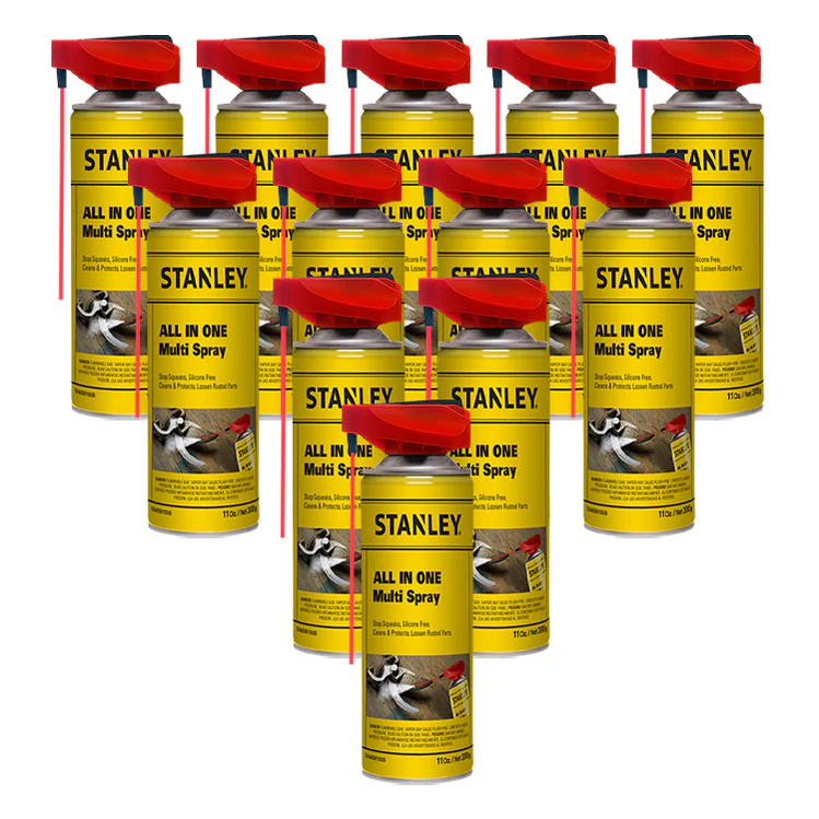 Stanley Corrosion Inhibitor Spray-Rust Remover&Cleaner Aerosol (12x11 oz) 12Pack