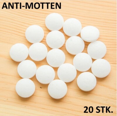 Anti Motten 20er Pack Kugeln Mottenfrei Mottenkugeln Mottenschutz Mottenstopp