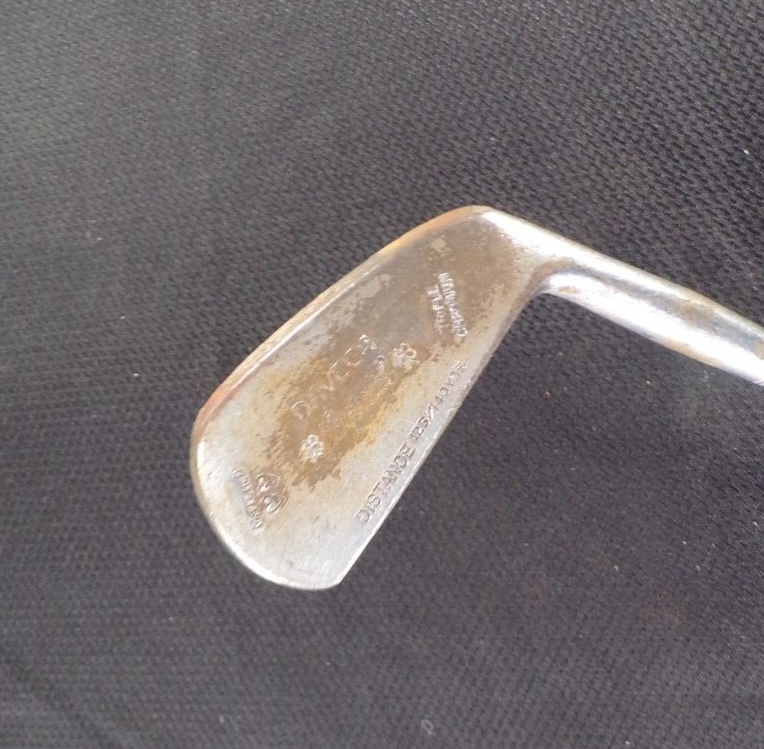 Antique Golf Club Davega Imperial 5 Mashie Premium Shaft Leather Strip Wrap