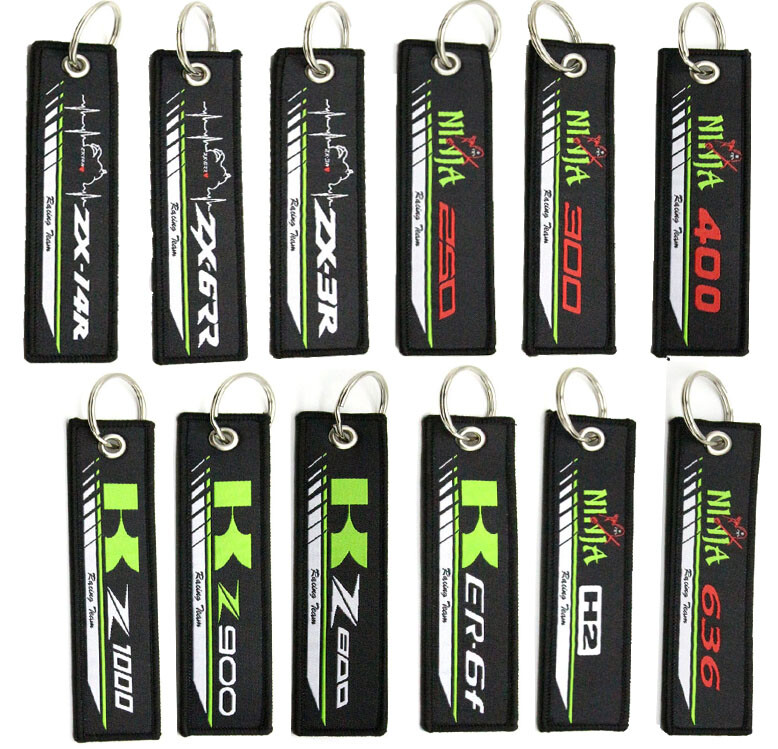 Motorcycle Keychain for Kawasaki Z800 Z900 Z1000 zx14r Ninja