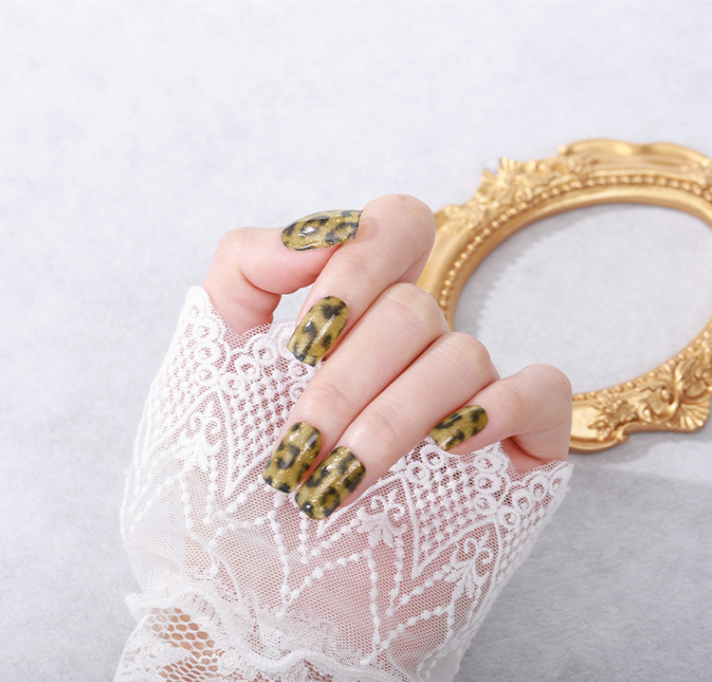 3D Nail Art Wraps Stickers Snowflake Star Leopard Flower Manicure Self Stick NH1