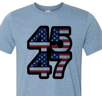 Trump 45 47 - Patriotic - USA - Uber Soft - Cheap & Fast Shipping