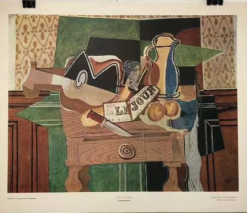 FINE ART LITHOGRAPH: Georges Braque- Le Jour - 22 X 28 | eBay