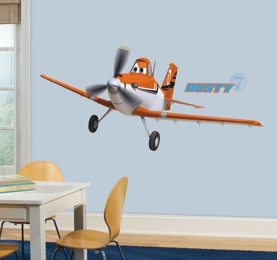 Roommates Rmk2289Gm Planes Dusty Crophopper Peel And Stick Giant Wall Decals