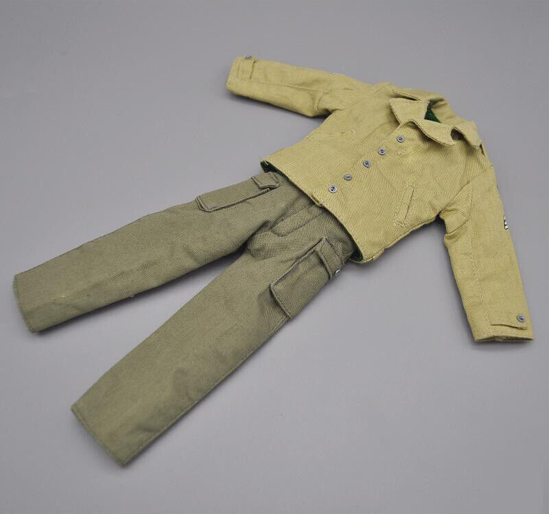 DML 1/6 Scale WWII US Solider Jacket Pants Model For 12" Figure