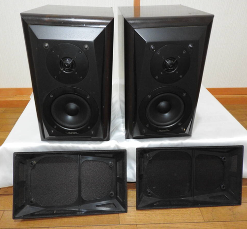 Technics SB-M300 3way Speaker System Pair Bookshelf Retro