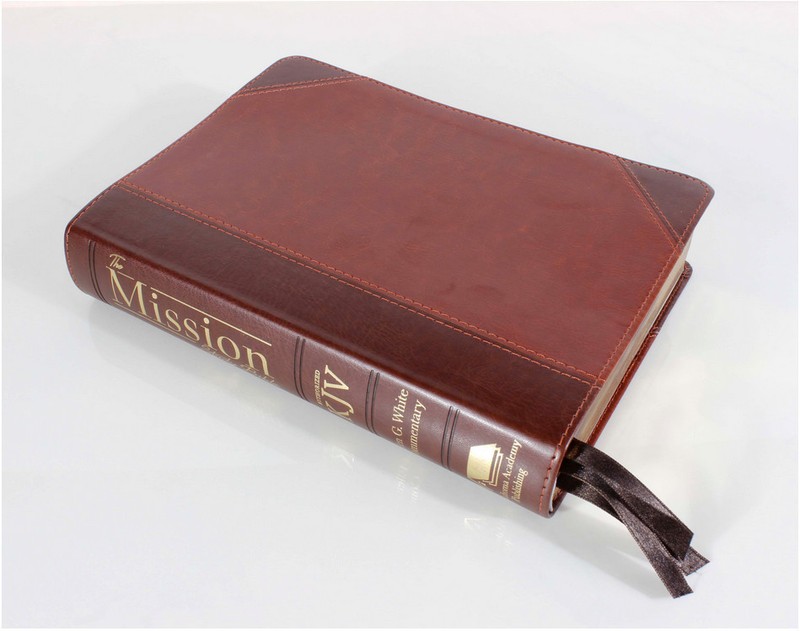 The Mission Color Study Bible KJV with E G White