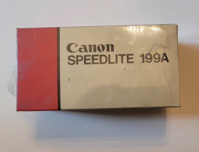 New Old Stock Canon Speedlite 199A Shoe Mount Flash JAPAN