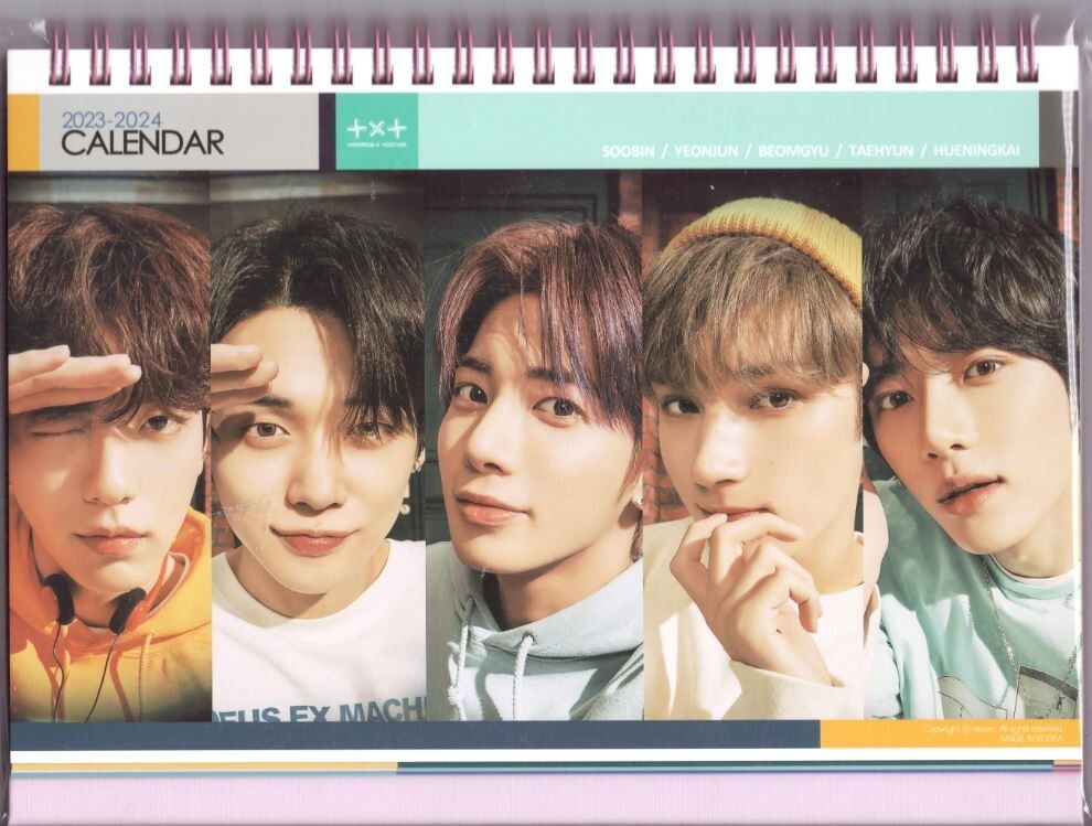 TXT Photo Calendar 2023 & 2024 K-POP 2208-1