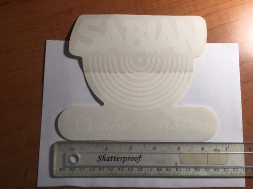 3 Sabian Cymbal Stickers