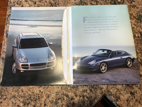 2003 Complete Porsche Media Information Press Kit W/ Letters,Photos, Slides & CD