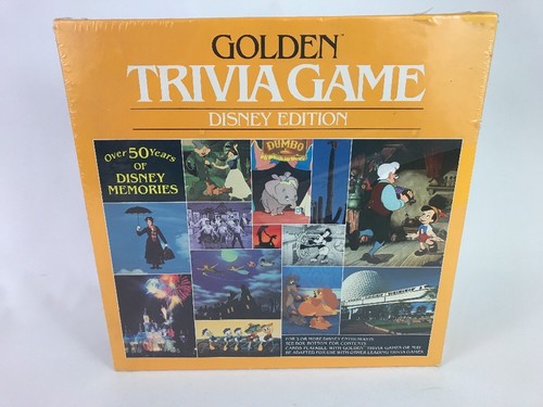 超人気 新しい金色のディズニー エディション1984からのディズニー雑学クイズゲーム 公式通販にて購入 Viladicasa Com Br