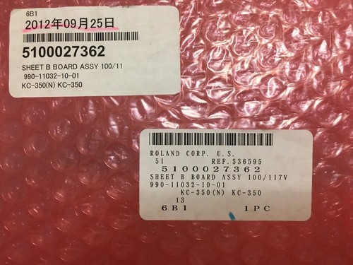 Roland KC-350 SD000211 Sheet B PS  Board 1/3 3/3 And Amp Board 2/3 110/117v