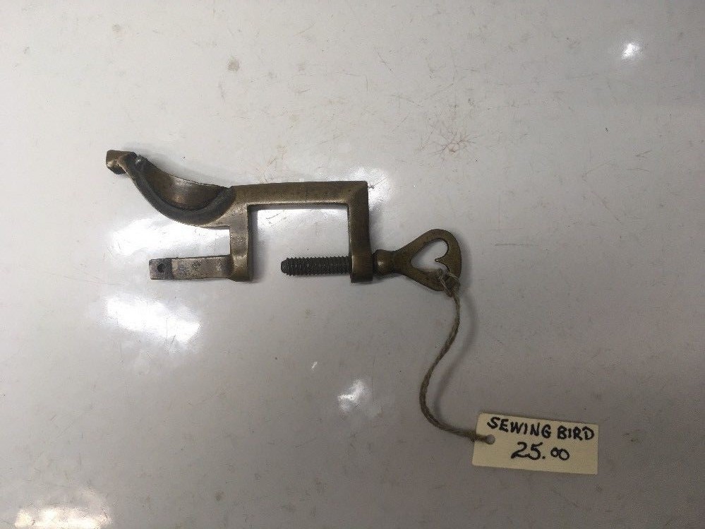 Vintage Brass Sewing Machine Bird Parts