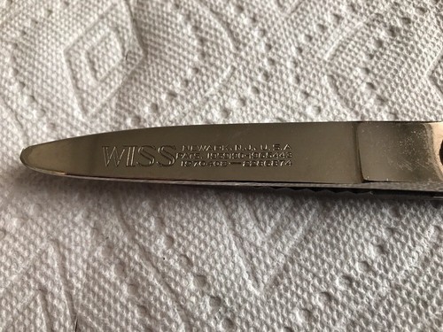 VINTAGE WISS SHEARs PINKING Pats 1959190-1965443 / 1970408-2286874 NEWARK NJ US