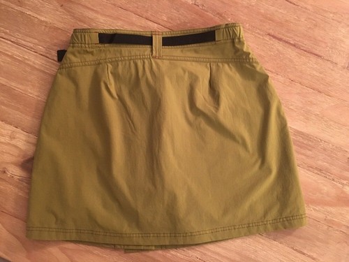 REI  Size 6   - CARGO Skirt Skort LIME GREEN UPF 30 QUICK DRY GOLF RUN HIKE